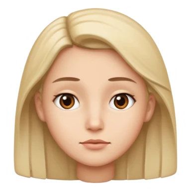 turn left side face and side eyes on left side  sticker