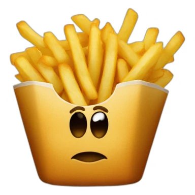 papas fritas sticker