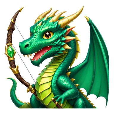 Dragon archery sticker
