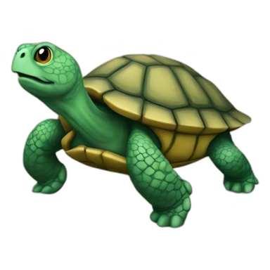 Staline sur une tortue sticker