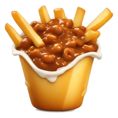 Poutine qui mange des pates sticker