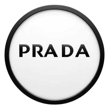 logo prada milano sticker