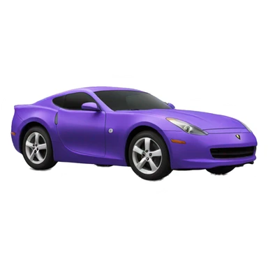 Purple Z car sticker