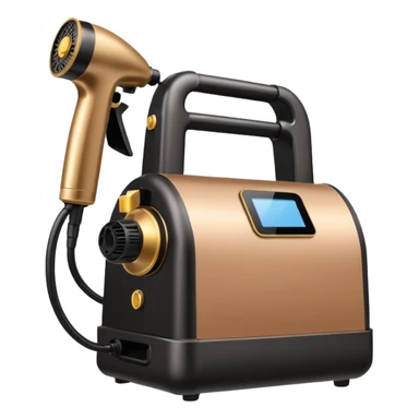 spray tan machine sticker