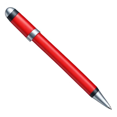 emoji for red stilus sticker