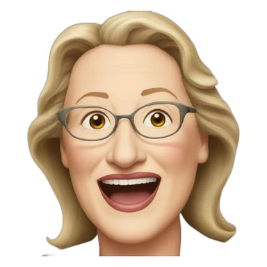 meryl streep sticker