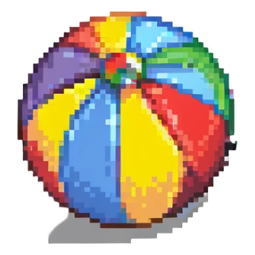 beach ball sticker