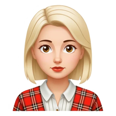 patriot polish european woman simple patriot politician modern poland traditional plaid sticker
