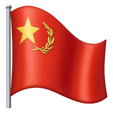 Wavy soviet union flag emoji sticker