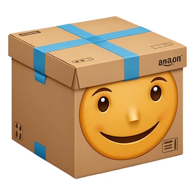 Amazon box prime sticker