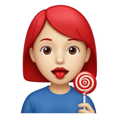 Con el redo en la boca  sticker