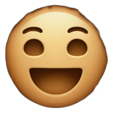 a speaker emoji made of coffee beans sticker