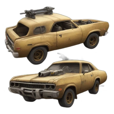 Car from fury road sticker