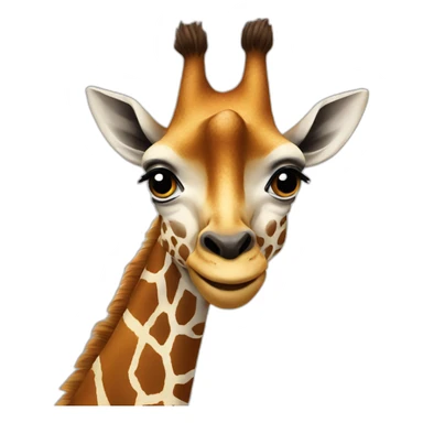 giraf die youtube kijkt sticker