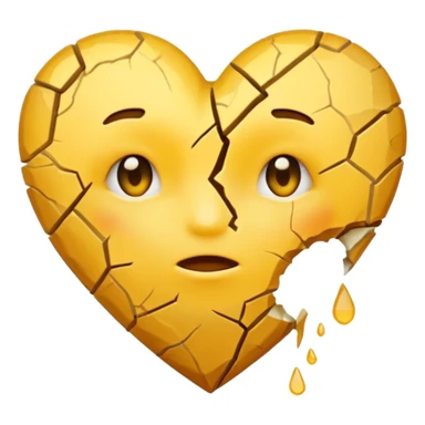 yellow heart after trauma sticker