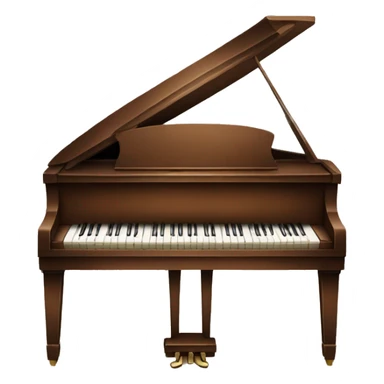 Brown Piano sticker