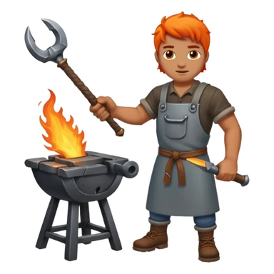 Forging weapon sticker