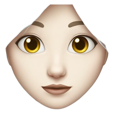 white-cat-girl sticker