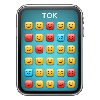 Tic tac tok sticker