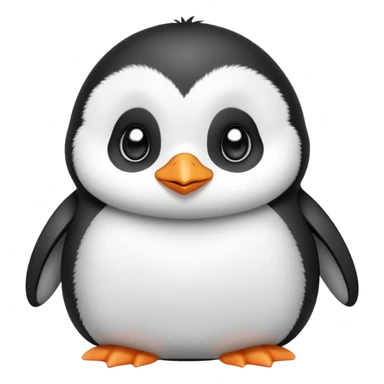 super cute adorable baby kawaii penguin sticker