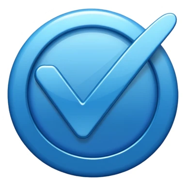 Tiktok mavi tik sticker