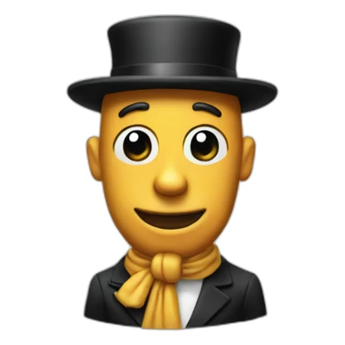Mr. Peanut mascot  sticker