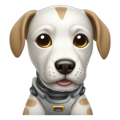 Robot toy dog sticker