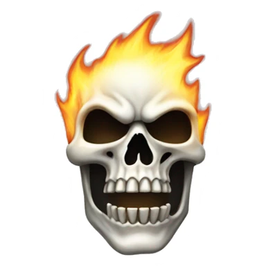 GHOST RIDER Skull sticker