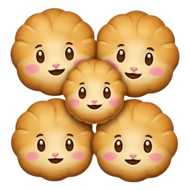 Make bun maska emoji sticker