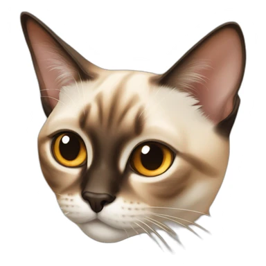 two-cats-siamese-and-orange sticker