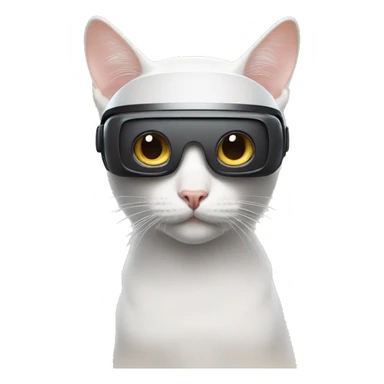 Cat with vr sticker