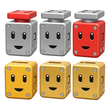 Platinum, gold, and silver numberblocks sticker