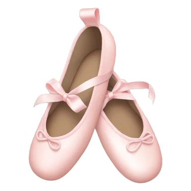 Pale pink ballet shoes sticker