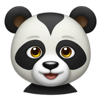 Panda suit sticker