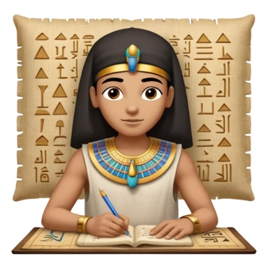 escriba egipcio sticker