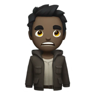 DEAD BY DAYLIGHT ANGRY sticker