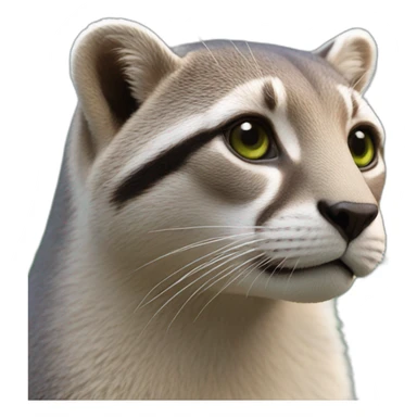 Pic vert sur loutre sticker