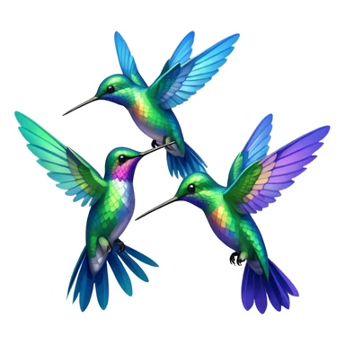 MORE HUMMINGBIRDS sticker
