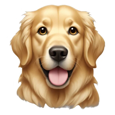 Golden retriever called Thor sticker