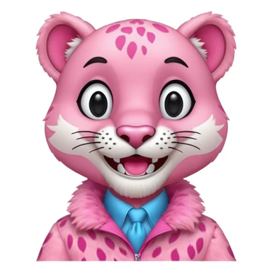 Pink panter sticker