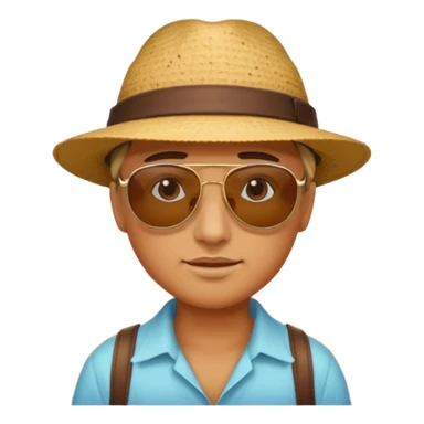 person living in desert sticker