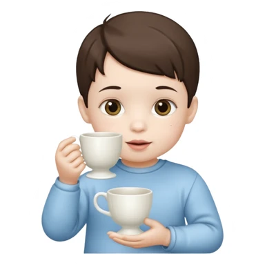 Babie Holding Cups sticker