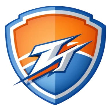 OKC thunder logo sticker
