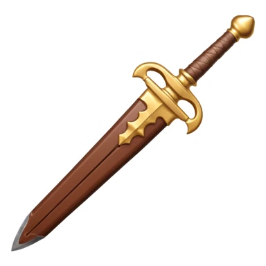 chocolate sword sticker