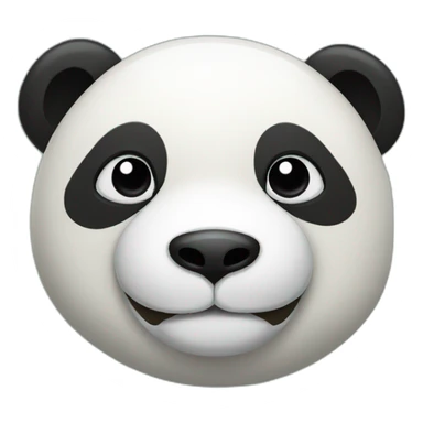 A happy Panda for profile photo sticker