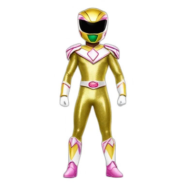 glitter power ranger full body sticker
