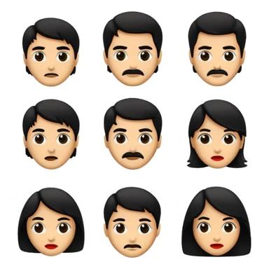 GENERAME   8  ICONOS TIPO EMOJI SILUETEADOS SIN FONDO   ESTILO RETRO OCHENTERO CON LA TEMATICA DE LA PELICULA An American The Evil Dead (Posesión infernal) sticker