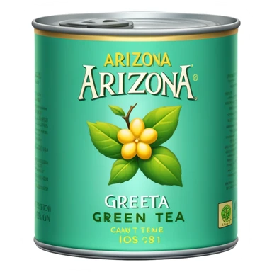 Arizona Green Tea can sticker
