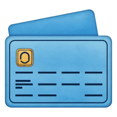 Library card
 sticker