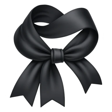 Lazo Negro luto sticker